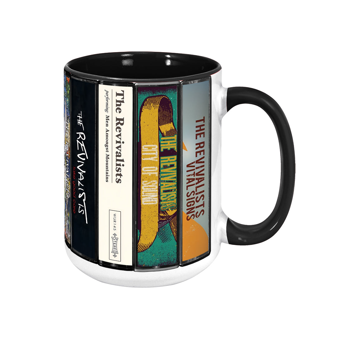 The Revivalists Albums Cassette Collection Retro Accent Mug