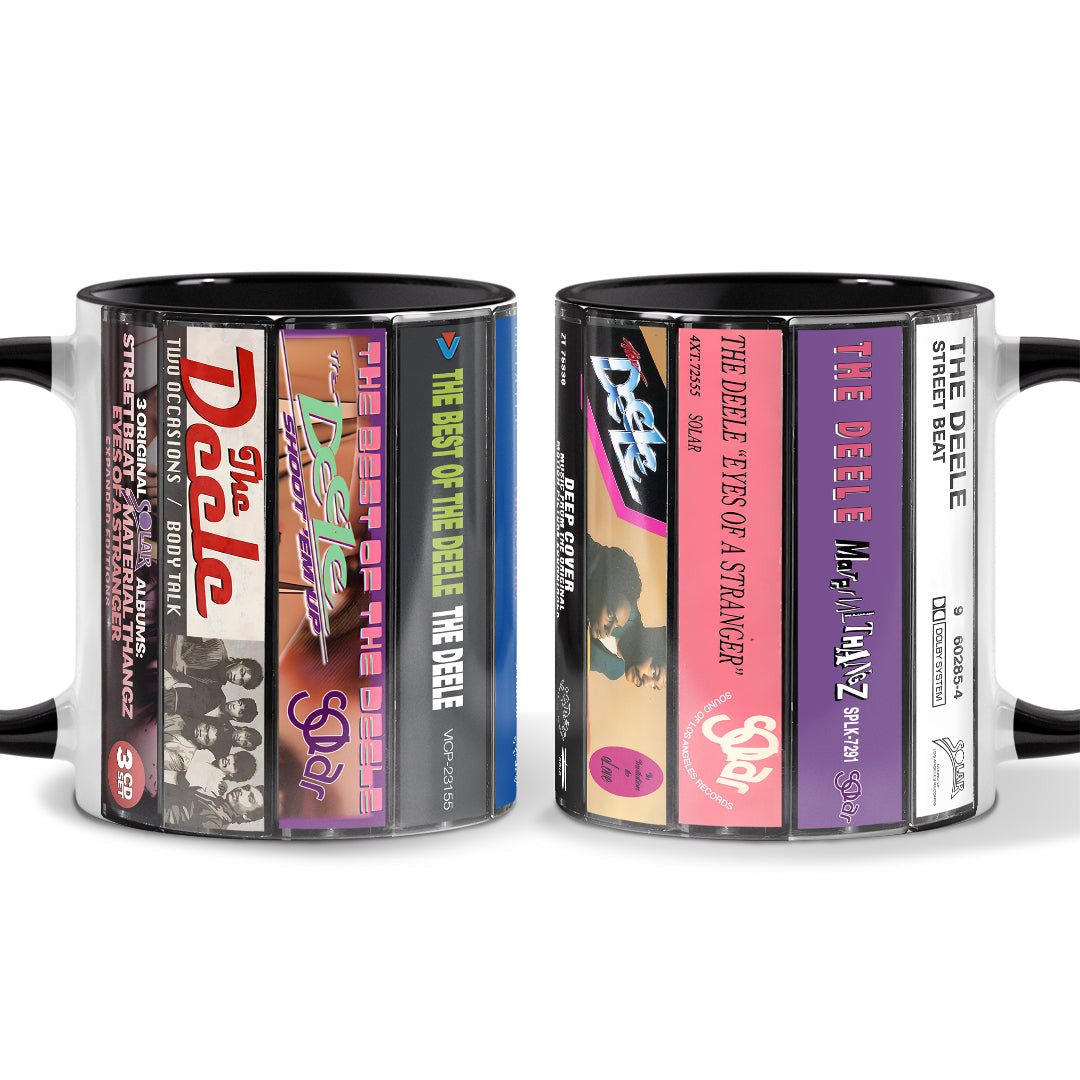 The Deele Albums Cassette Collection Retro Accent Mug