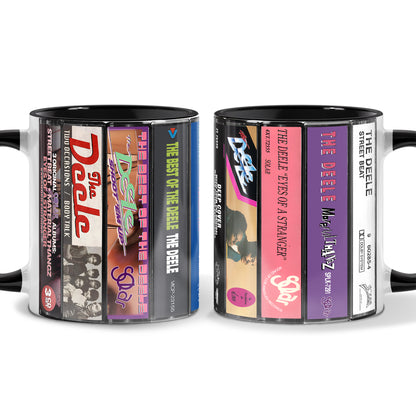 The Deele Albums Cassette Collection Retro Accent Mug