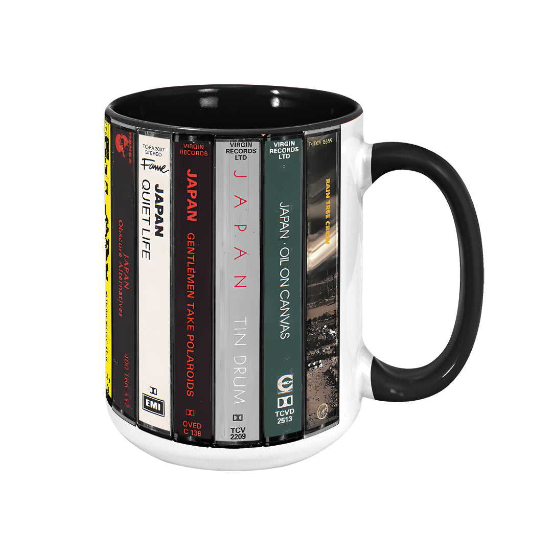 Japan Albums Cassette Collection Retro Accent Mug