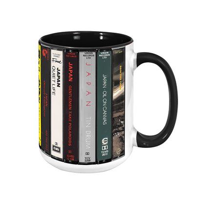 Japan Albums Cassette Collection Retro Accent Mug