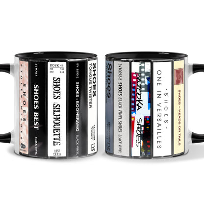Shoes Albums Cassette Collection Retro Accent Mug