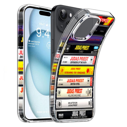 Judas Priest Albums Cassette Collection Retro Phone Case