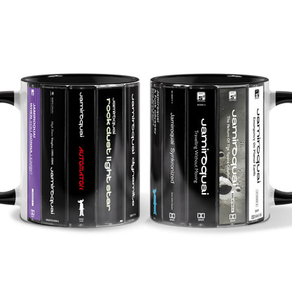 Jamiroquai Albums Cassette Collection Retro Accent Mug