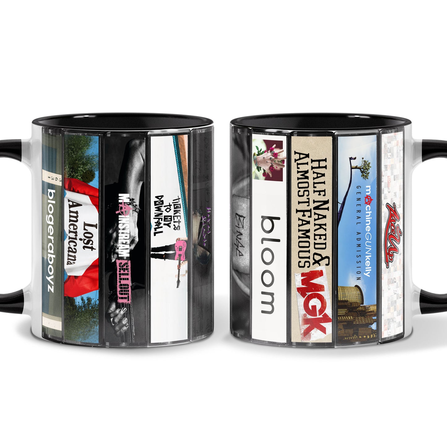 MGK Albums Cassette Collection Retro Accent Mug