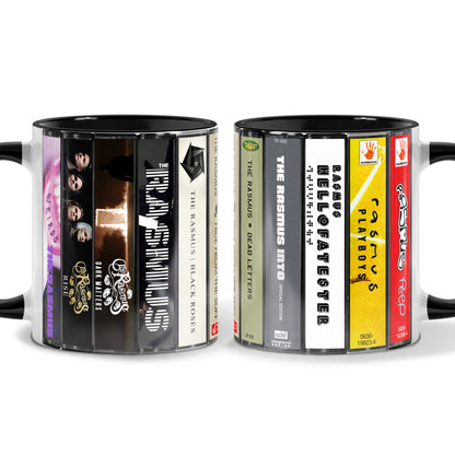 The Rasmus Albums Cassette Collection Retro Accent Mug