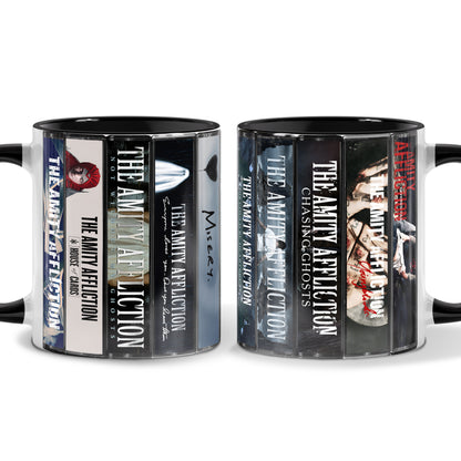 The Amity Affliction Albums Cassette Collection Retro Accent Mug