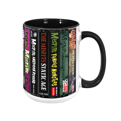 Misfits Albums Cassette Collection Retro Accent Mug