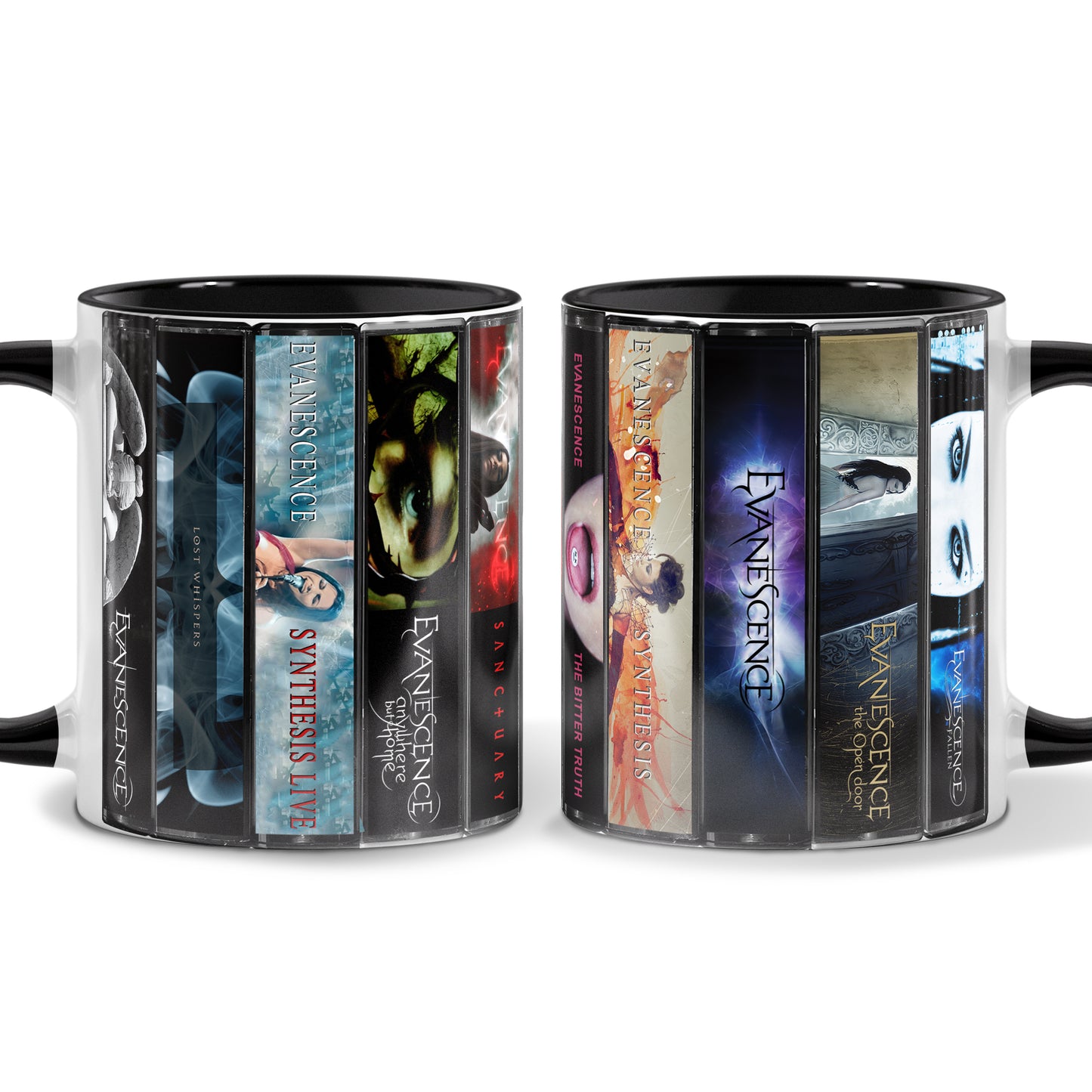 Evanescence Albums Cover Collection Retro Accent Mug
