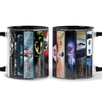 Evanescence Albums Cover Collection Retro Accent Mug