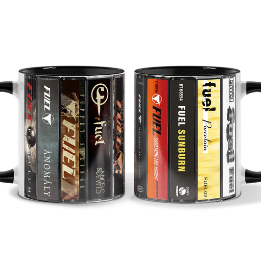 Fuel Albums Cassette Collection Retro Accent Mug