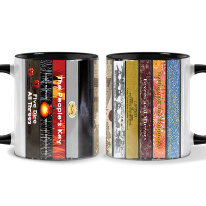 Bright Eyes Albums Cassette Collection Retro Accent Mug