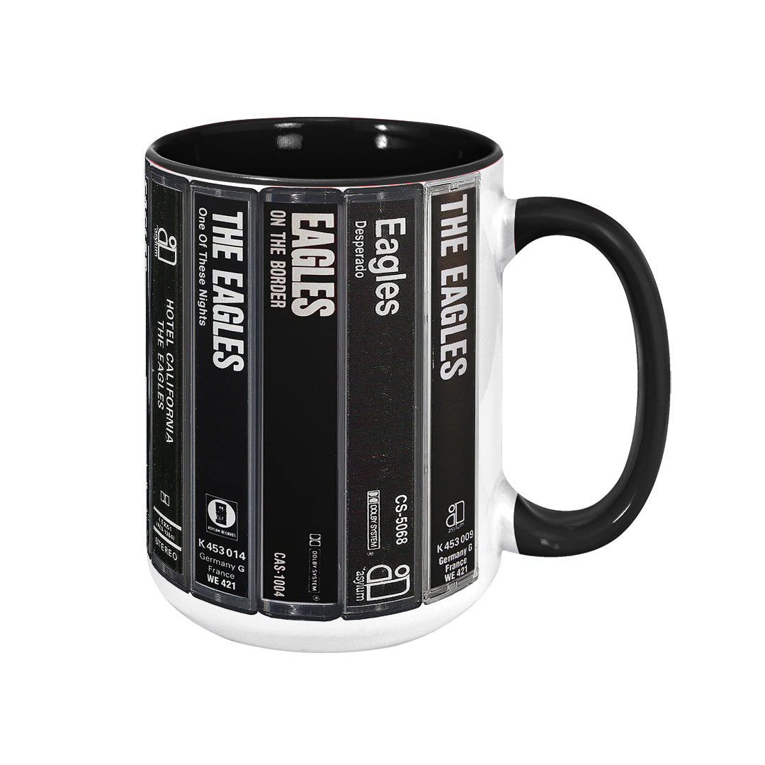 Eagles Albums Cassette Retro Collection Accent Mug