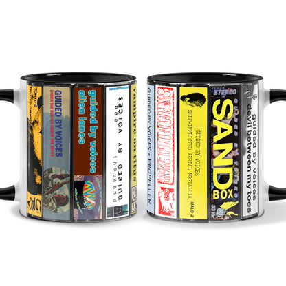 Guided by Voices Albums Cassette Collection Retro Accent Mug