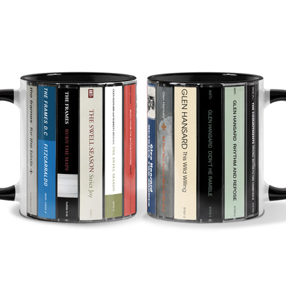 Glen Hansard Albums Cassette Collection Retro Accent Mug