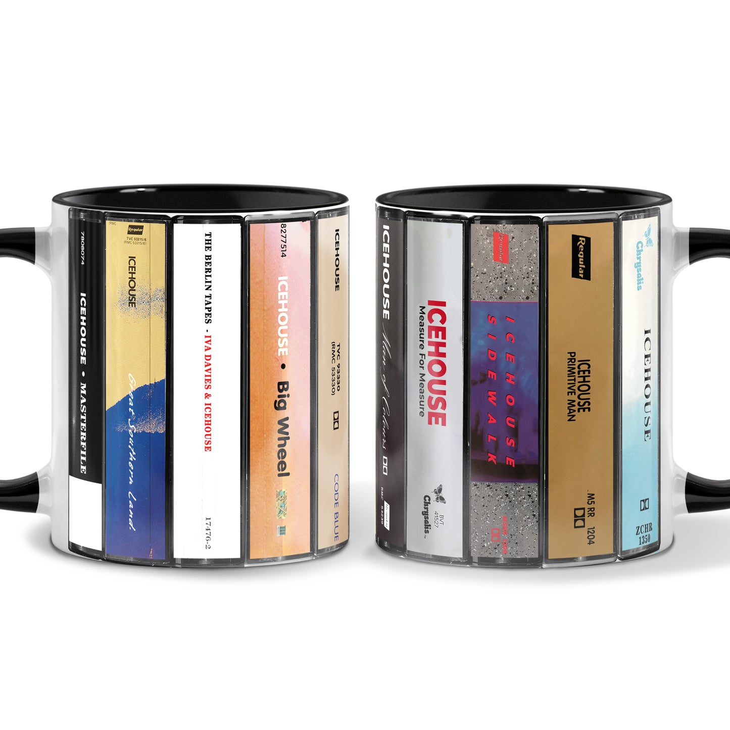 Icehouse Albums Cassette Collection Retro Accent Mug