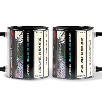 Darren Hayes Albums Cassette Collection Retro Accent Mug