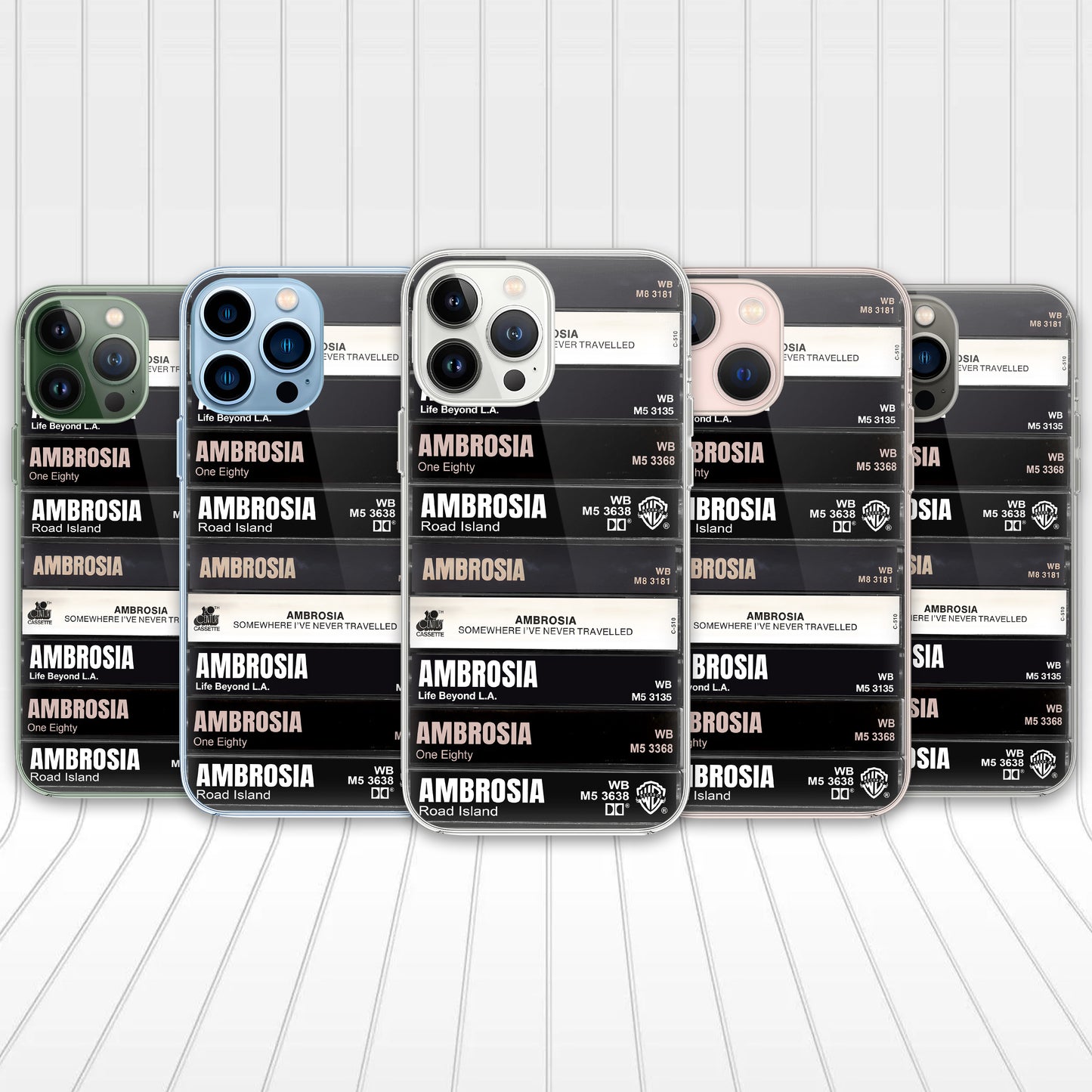 Ambrosia Albums Cassette Collection Retro Phone Case