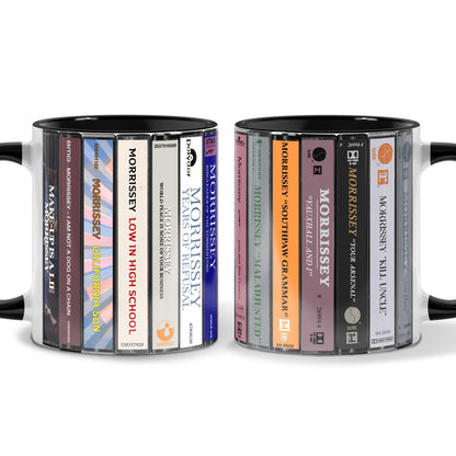 Morrissey Albums Cassette Collection Retro Accent Mug