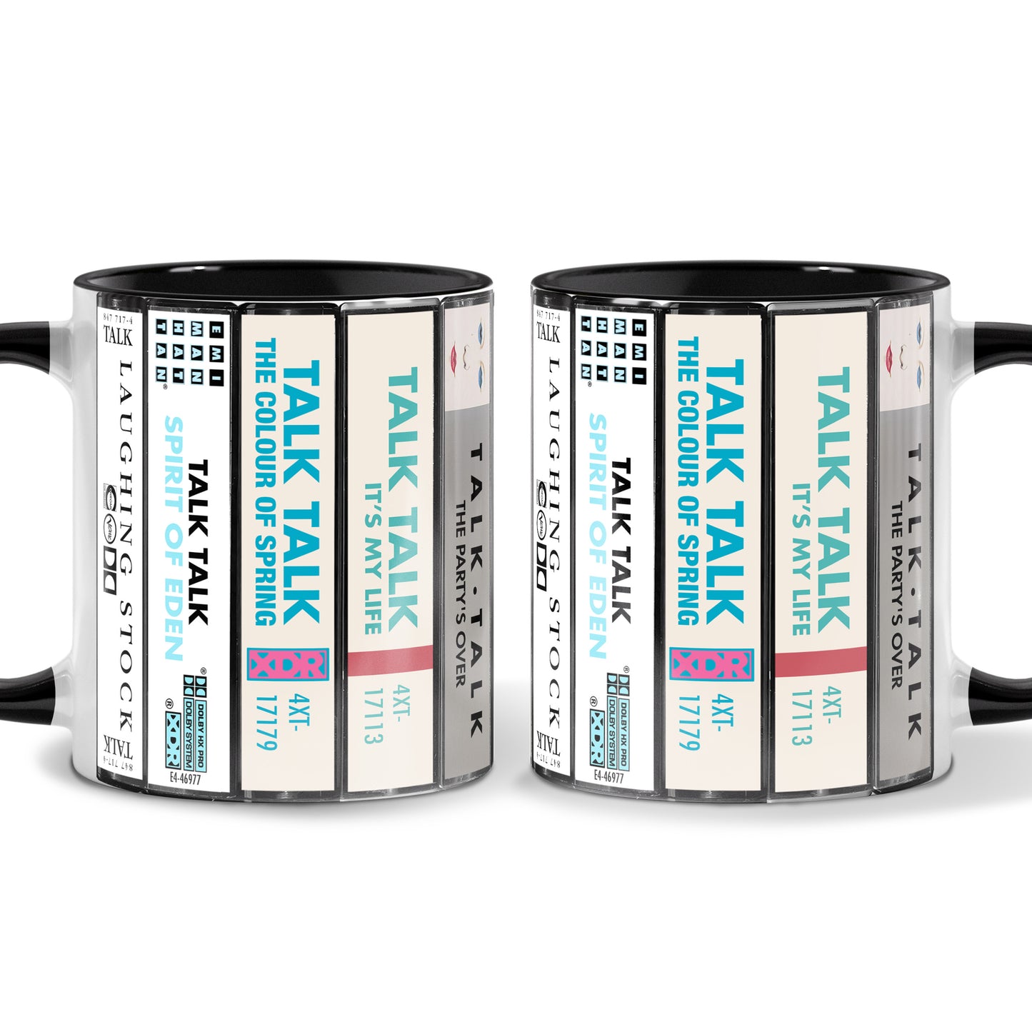 Talk Talk Albums Cassette Collection Retro Accent Mug