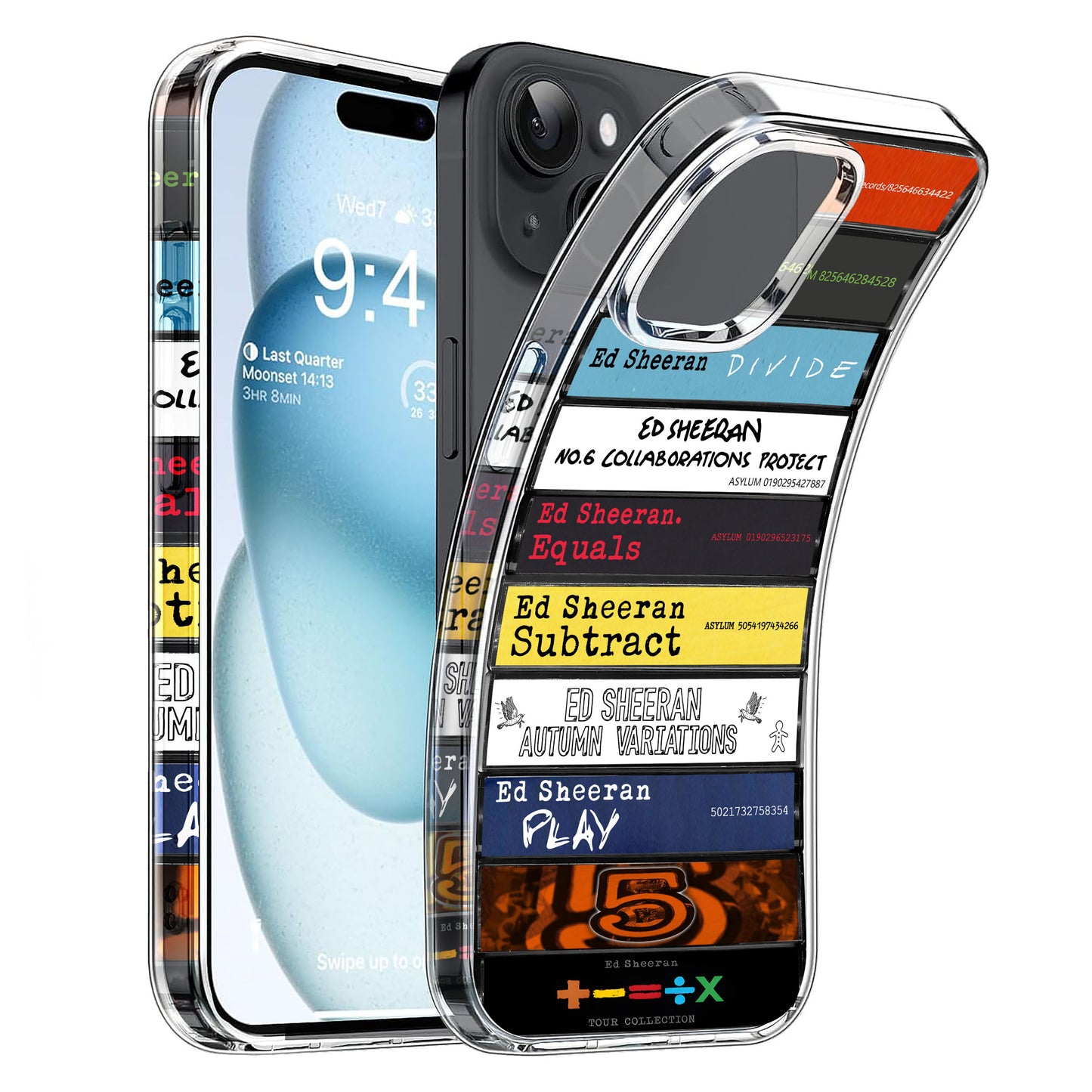 Ed Sheeran Albums Cassette Collection Retro Phone Case