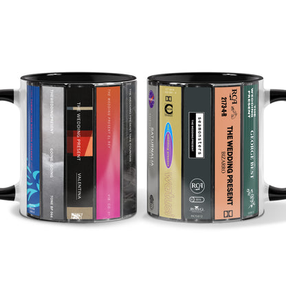 The Wedding Present Albums Cassette Collection Retro Accent Mug