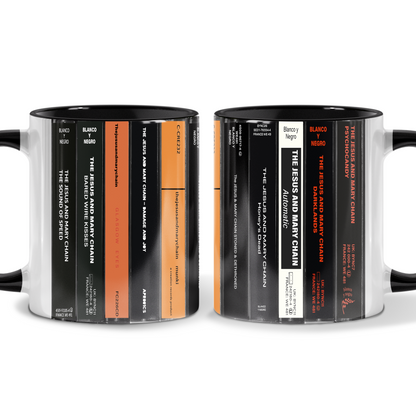 The Jesus and Mary Chain Albums Cassette Collection Retro Accent Mug