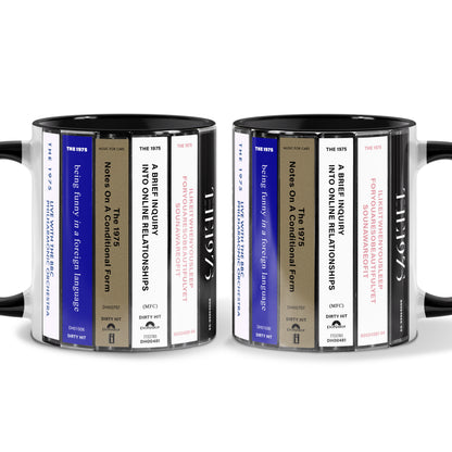 The 1975 Albums Cassette Collection Retro Accent Mug