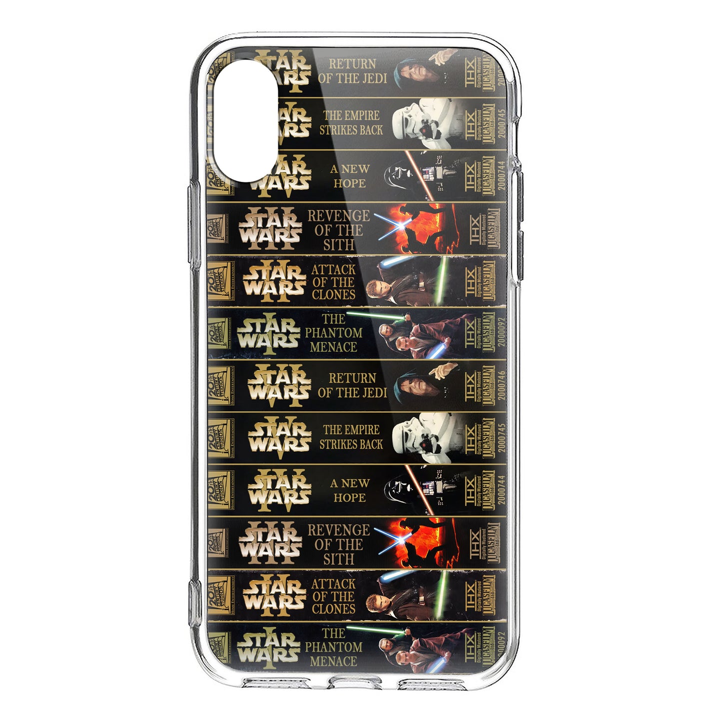 Classic Star Wars VHS Collection Retro Phone Case