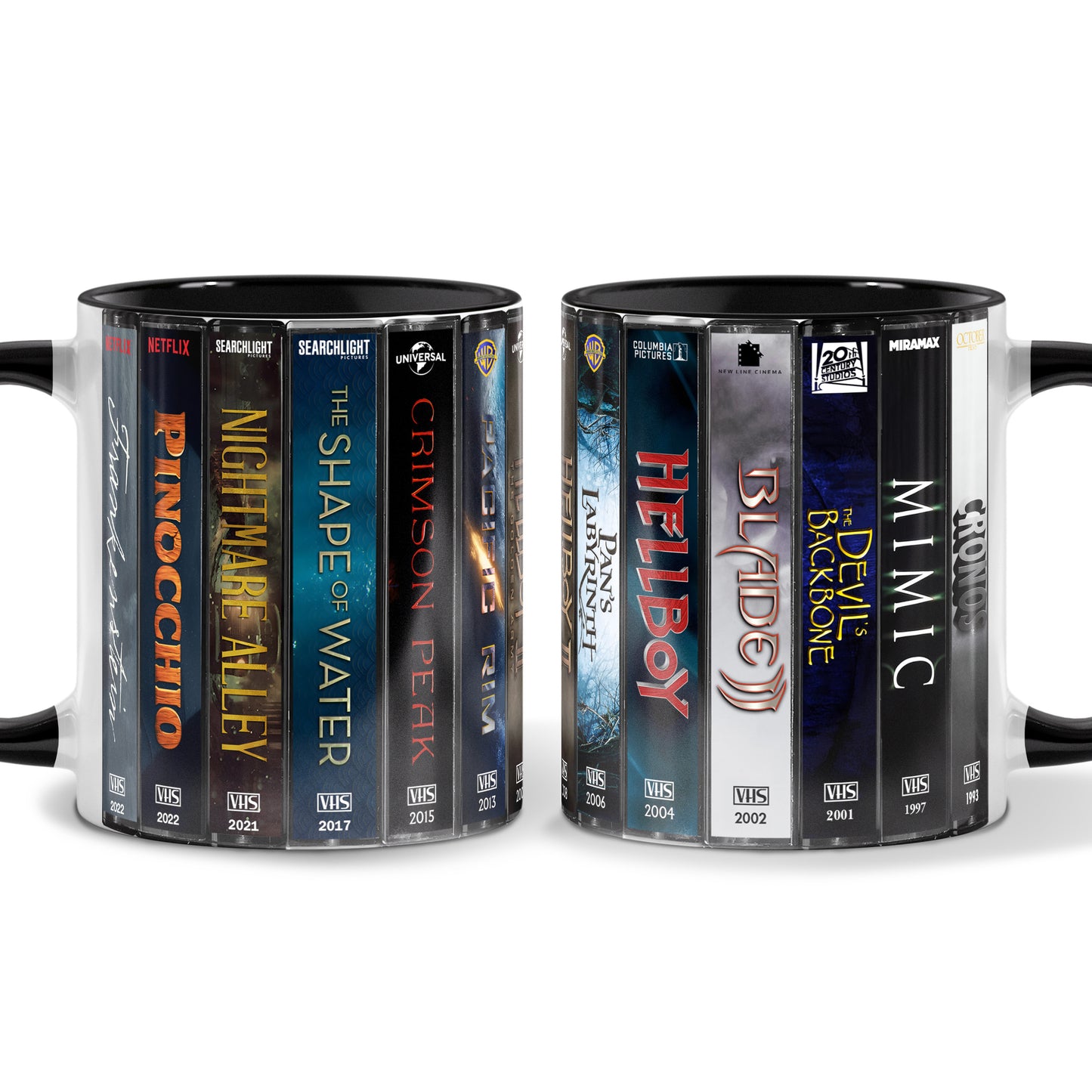 Guillermo del Toro VHS Movies Collection Accent Mug