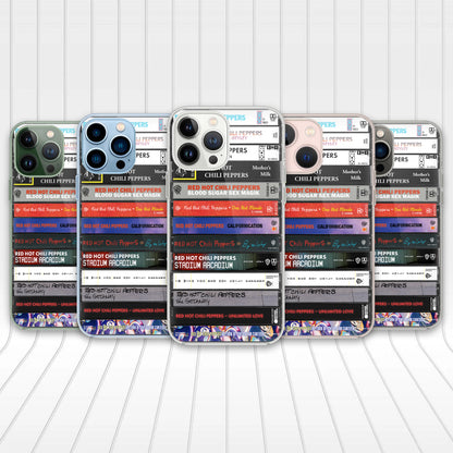 Red Hot Chili Peppers Albums Cassette Collection Retro MagSafe Phone Case