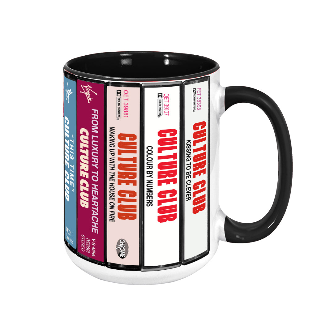 Custom for Mike Evans Albums Cassette Collection Retro Accent Edge-to-Edge Printed Mug