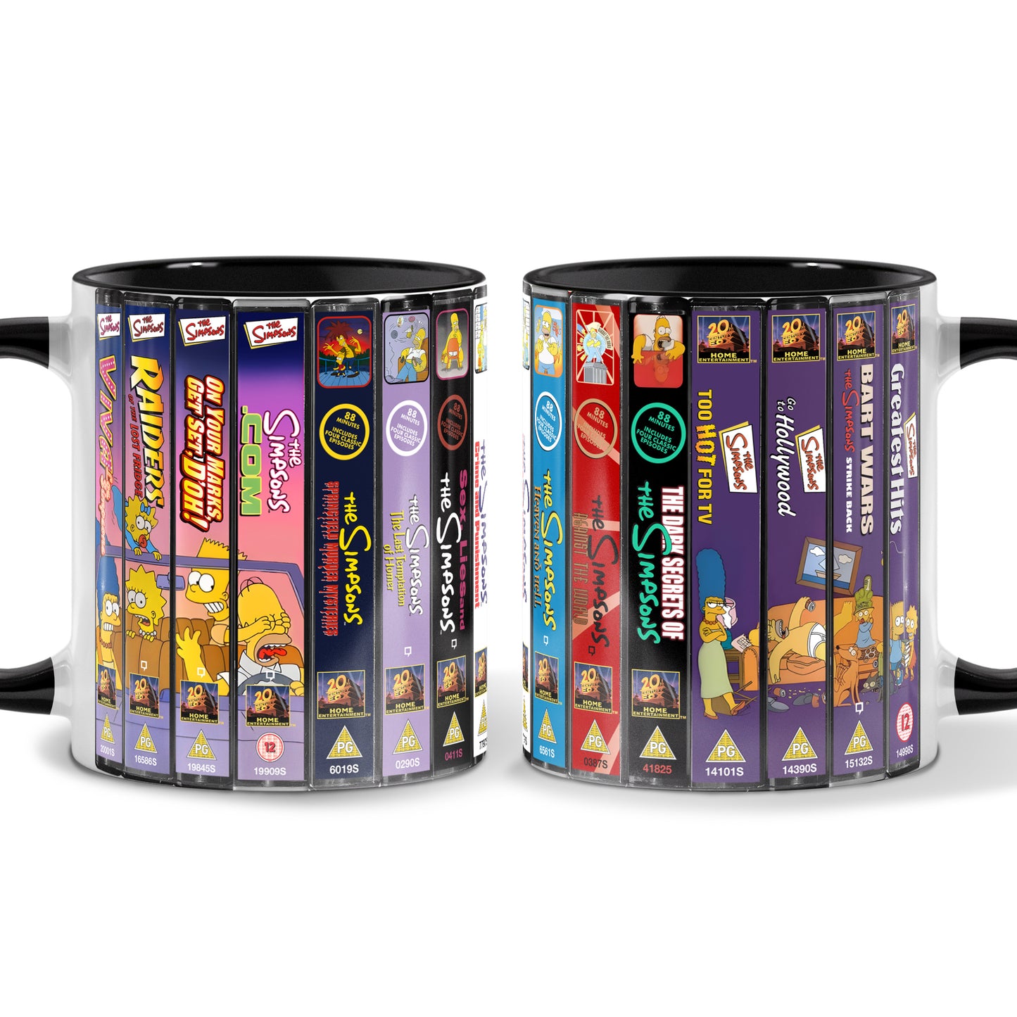 The Simpsons Classics VHS Collection Nostalgia Mug