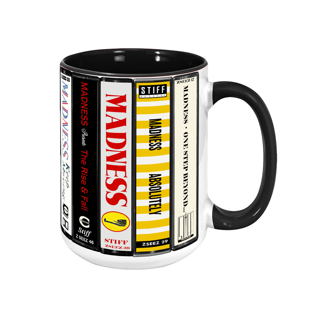 Madness Albums Cassette Collection Retro Accent Mug