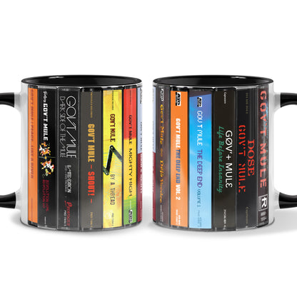 Gov't Mule Albums Cassette Collection Retro Accent Mug