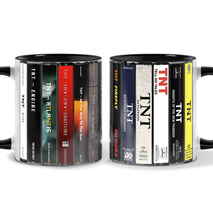 TNT Albums Cassette Collection Retro Accent Mug