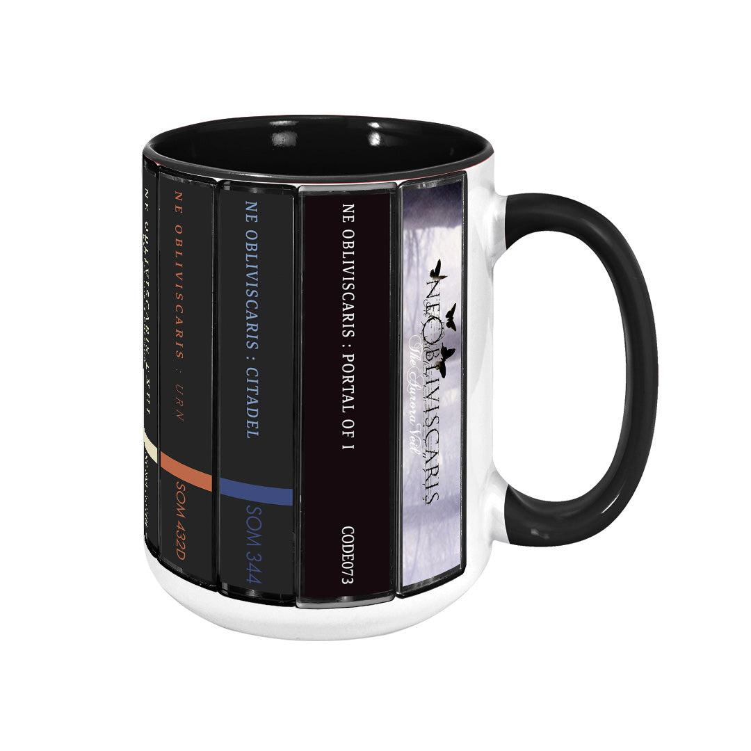 Ne Obliviscaris Albums Cassette Collection Retro Accent Mug