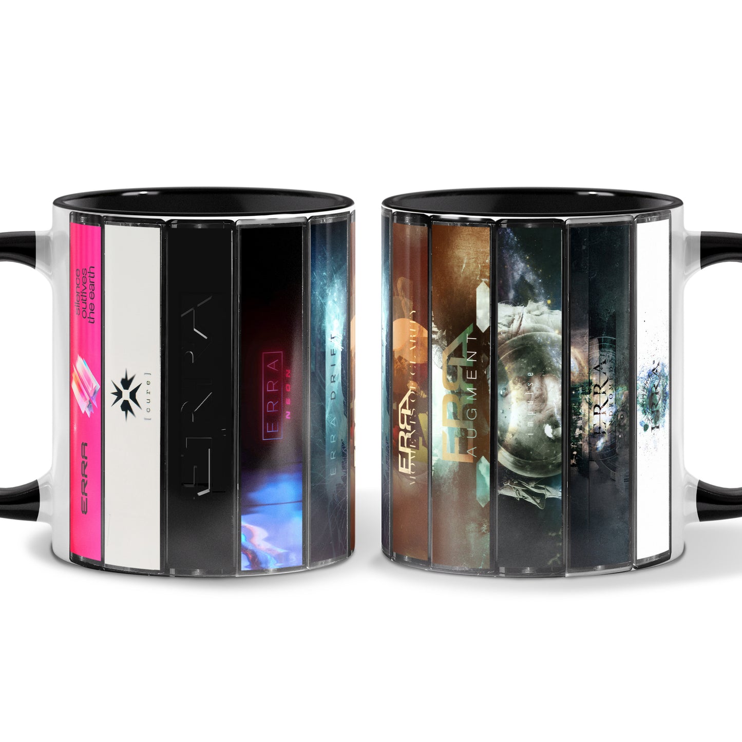 ERRA Albums Cassette Collection Retro Accent Mug