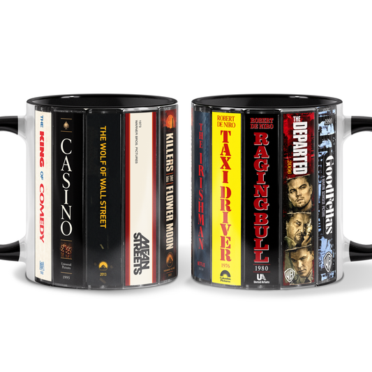 Martin Scorsese VHS Movies Collection Accent Mug