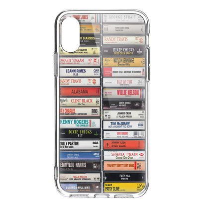 Country Music Albums Cassette Collection Retro Phone Case
