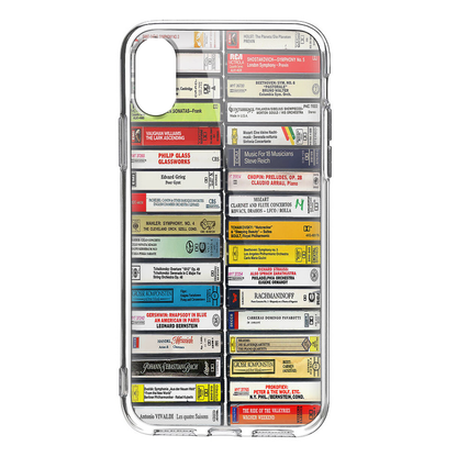 Classical Music Albums Cassette Collection Retro Phone Case