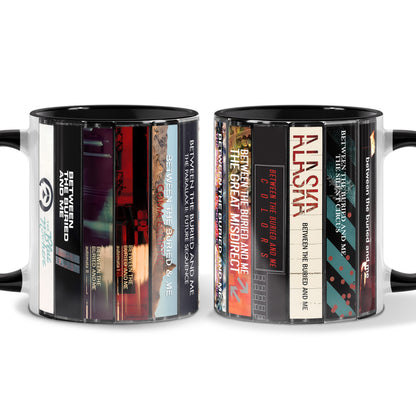 Between the Buried and Me Albums Cassette Collection Retro Accent Mug