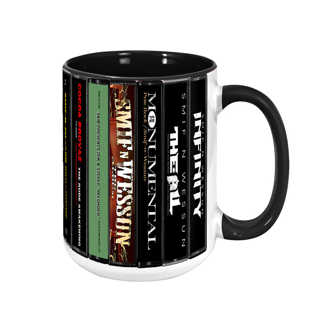 Smif-N-Wessun Albums Cassette Collection Retro Accent Mug
