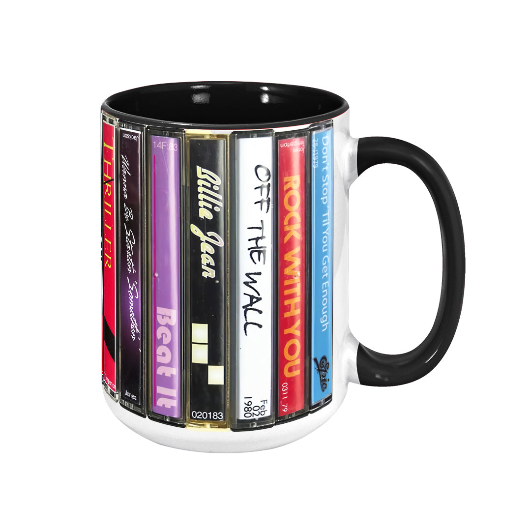 Michael Jackson Music Cassette Retro Collection Accent Mug