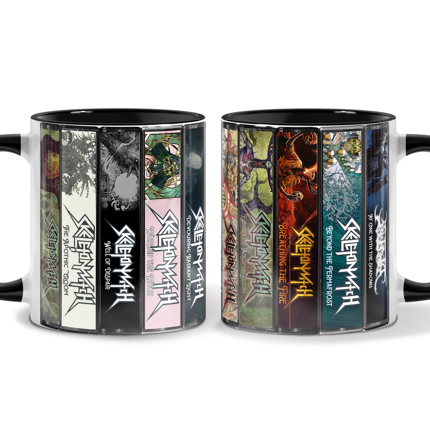 Skeletonwitch Albums Cassette Collection Retro Accent Mug
