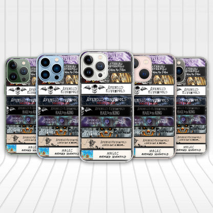 Avenged Sevenfold Albums Cassette Collection Retro Phone Case