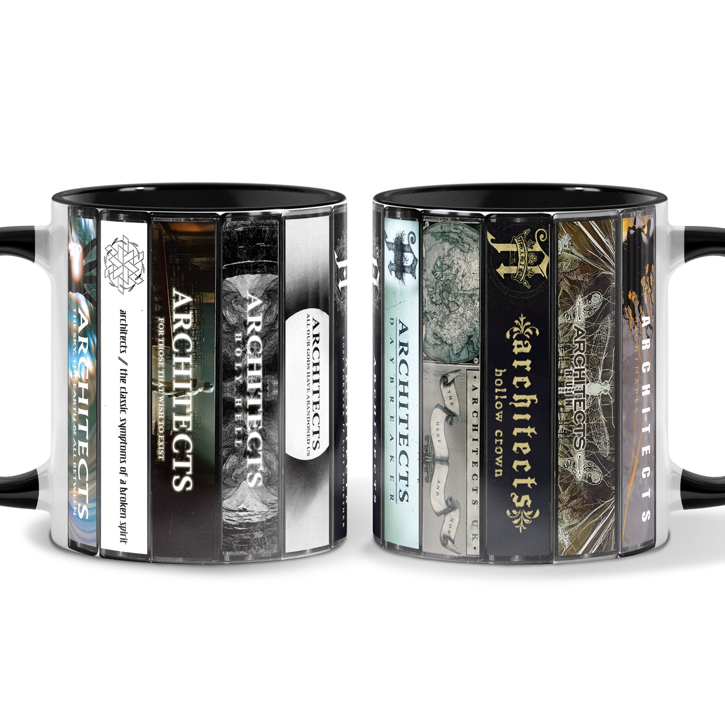 Architects Albums Cassette Collection Retro Accent Mug