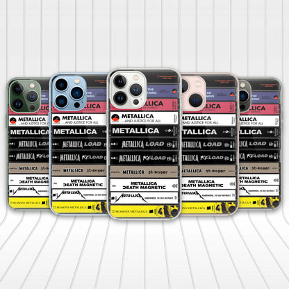 Metallica 11 Albums Cassette Collection Retro MagSafe Phone Case
