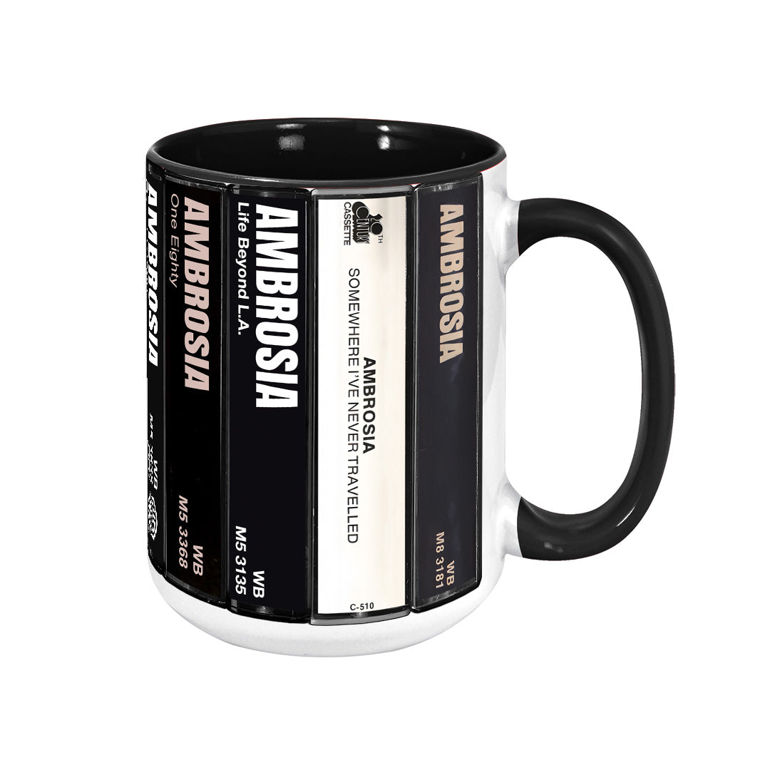Ambrosia Albums Cassette Collection Retro Accent Mug