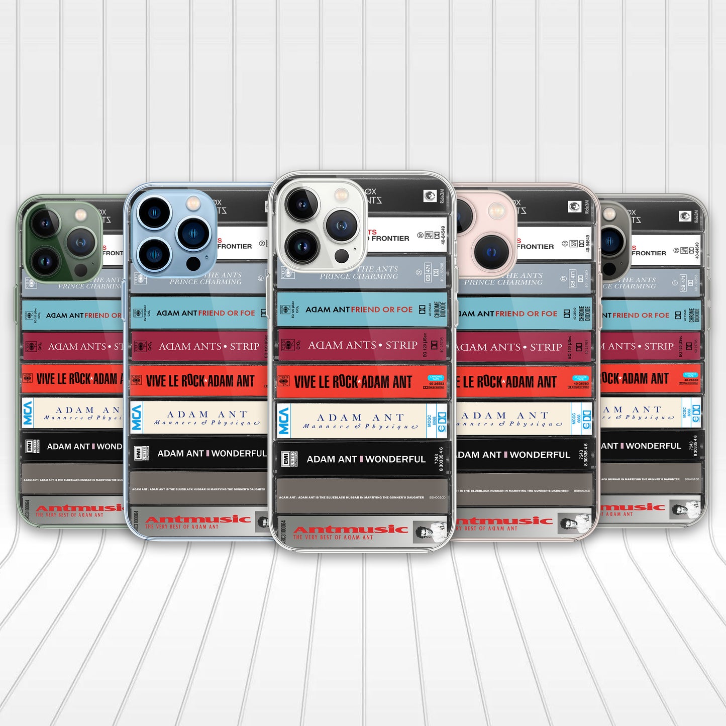 Adam and the Ants Albums Cassette Collection Retro Phone Case